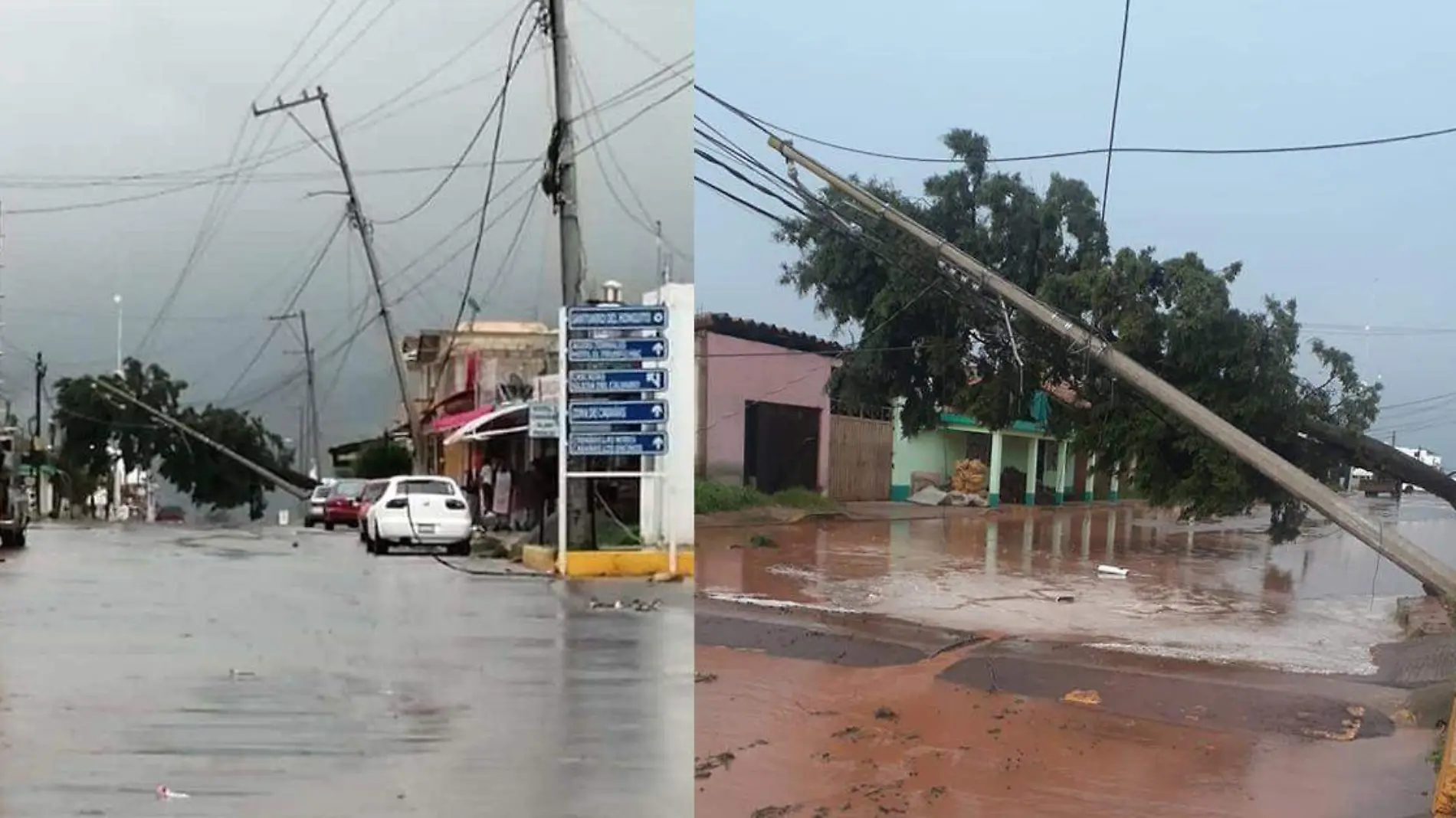 Tromba azota al municipio de Chignahuapan